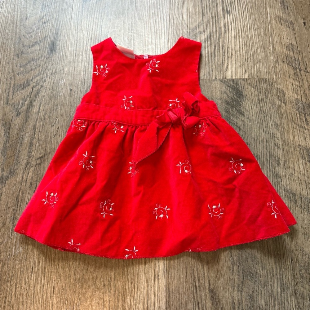 Miniwear Red Sleeveless A-line Dress